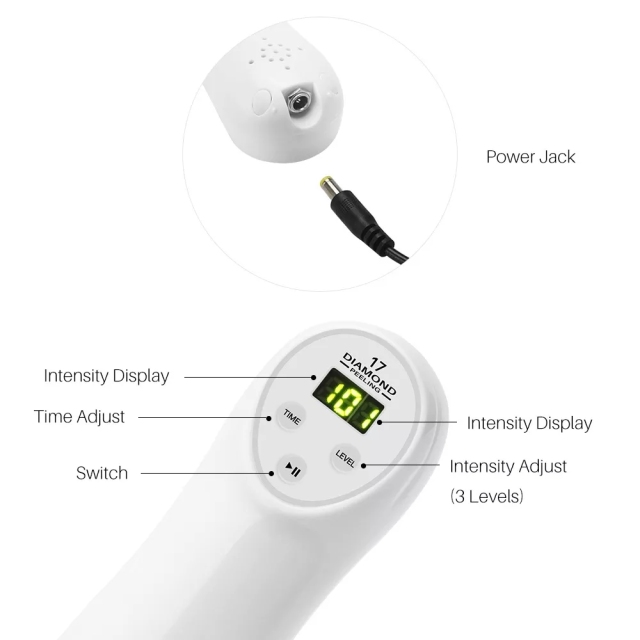 Handheld Type Pore Cleaner Beauty Device Blackhead Remover Dermabrasion