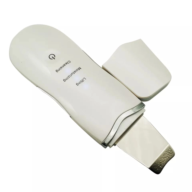 Ultrasonic Skin Scrubber Wireless Face Scraper Lifting Moisturizing Cleaning USB Chargeable