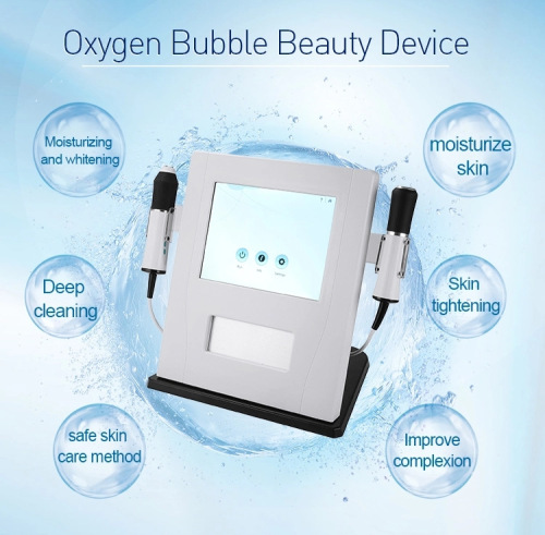 Professional Geneo Hyperbaric Water Oxygen Infusion Spray Facial Ultrasound RF Peeling Bubble Hydra Machine