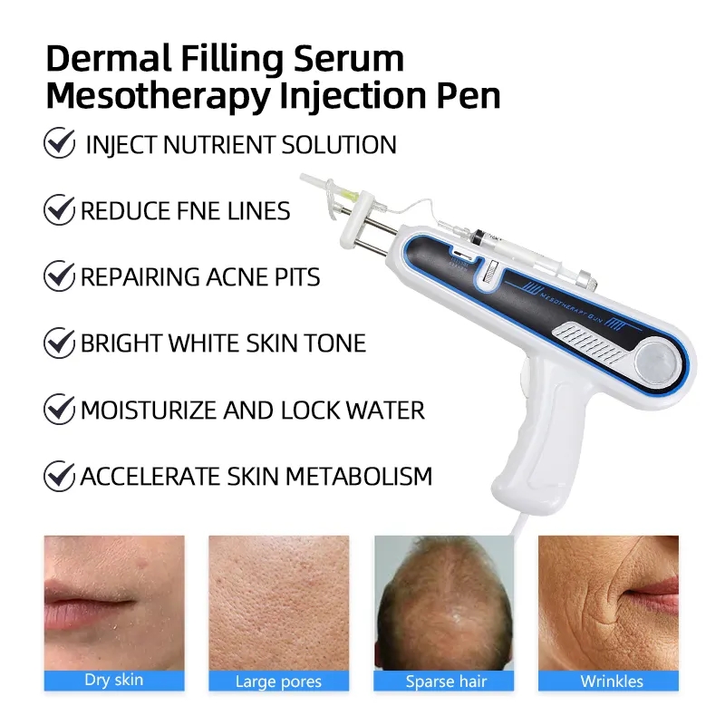 Professional Skin Nutrient Derma Filler Meso Injector Gun Mesotherapy Gun