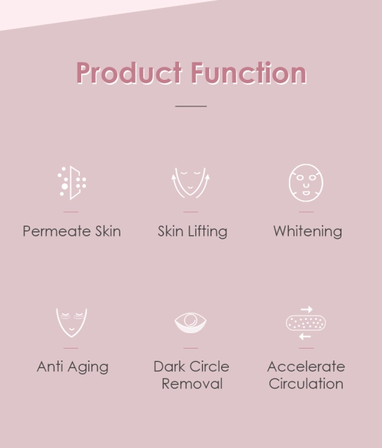 Ultrasonic Facial Lifting Device LED Anti Wrinkle Skin Rejuvenation Care Home Use Portable RF Hifu Device