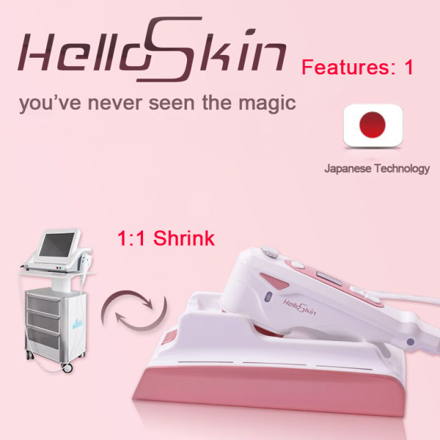 Lift Wrinkle Treatment Skin Tighten Salon SPA Hello Skin Beauty Equipment Mini Hifu Machine