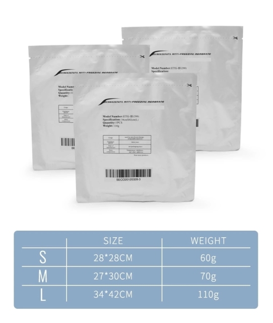 Cryolipolysis Anti Freeze Pads Cryo Pad Antifreeze Film Antifreeze Membrane for Cryotherapy Machine