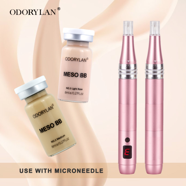 Anti Wrinkle Aging Different Color Microneedling Meso White Bb Foundation Cream Ampoule Solution Bb Cream