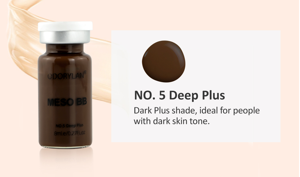 Anti Wrinkle Aging Different Color Microneedling Meso White Bb Foundation Cream Ampoule Solution Bb Cream