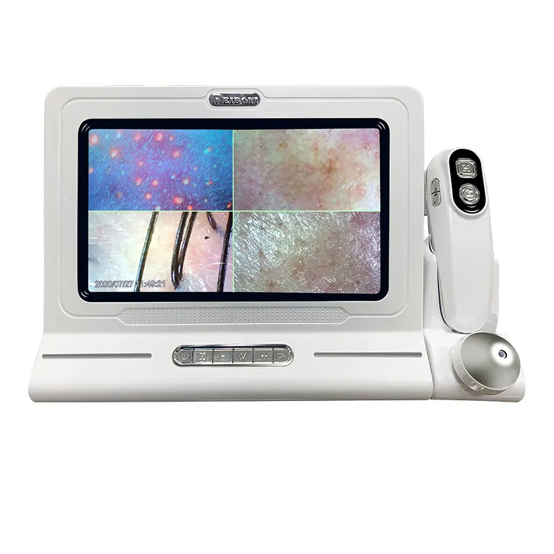 3D 11 Inch Screen Hair Diagnosis Analyzer Skin All in 1 Machine Four-Spectral UV Light Facial Skin Analyzer