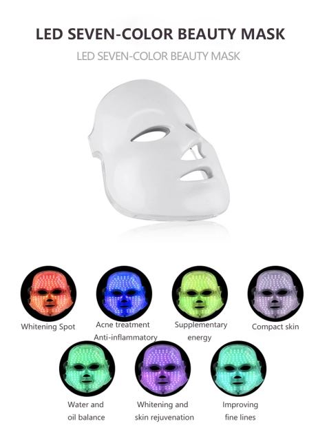 7 in 1 RF Oxygen Injector Facial Microcurrent LED Mask Deep Cleaning Small Bubble Machine Skin Care Hydra Dermabrasion Machine