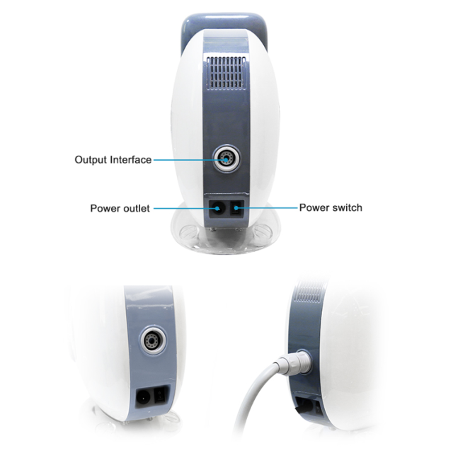 Portable Moisturizing Facial Lifting Wrinkle Removal EMS RF No Needle Mesotherapy Injection Gun