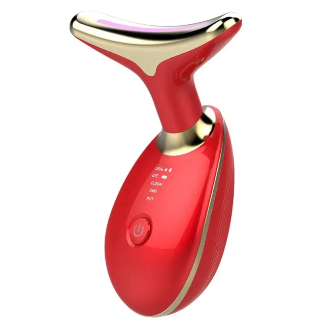 Tightening Wrinkle Removal Anti-Aging Facial Lift Wrinkle Remover Neck Facial EMS LED Light Beauty Device