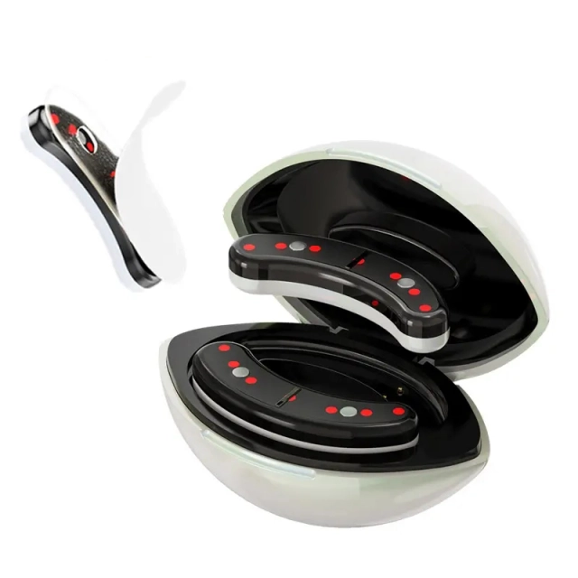 LED Eye Massager Intelligent EMS Microcurrent Remove Eye Bag Dark Circle Vibration Eye Massage Stick