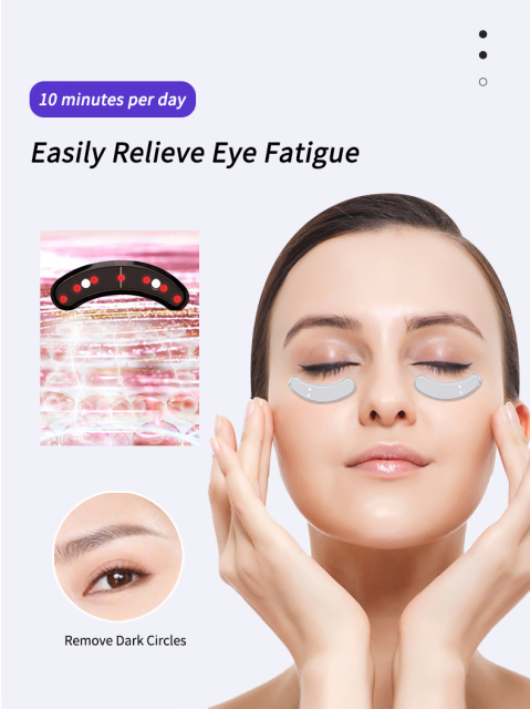 LED Eye Massager Intelligent EMS Microcurrent Remove Eye Bag Dark Circle Vibration Eye Massage Stick