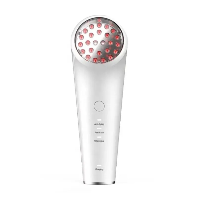 Portable Electric Anti Wrinkle Skin Rejuvenation Red Infrared Light Therapy Beauty Device