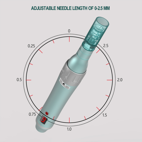Professional Acne Scar Removal Length Adjustable 0-2.5mm Dr Pen Electric Microneedle Needle Derma Pen Dermapen