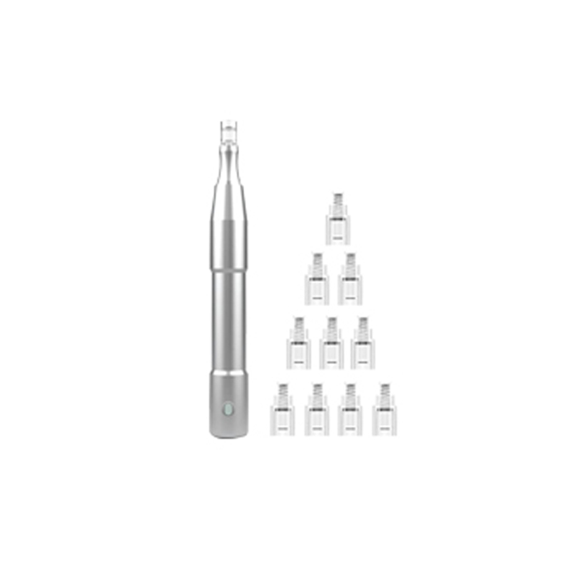 GloPen NP3 NanoNeedling AQUAPEN Skin Care Microneedling Derma Pen for Wrinkles Fines Sagging Skin Awarded NanoChip Technology Silicon Needle Cartridge