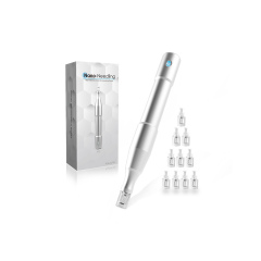 GloPen NP3 Nano Needling Pen Skin Care Microneedling Pen for Wrinkles Fines Sagging Skin Awarded NanoChip Technology CRYSTAL Silicon Nano Cartridge