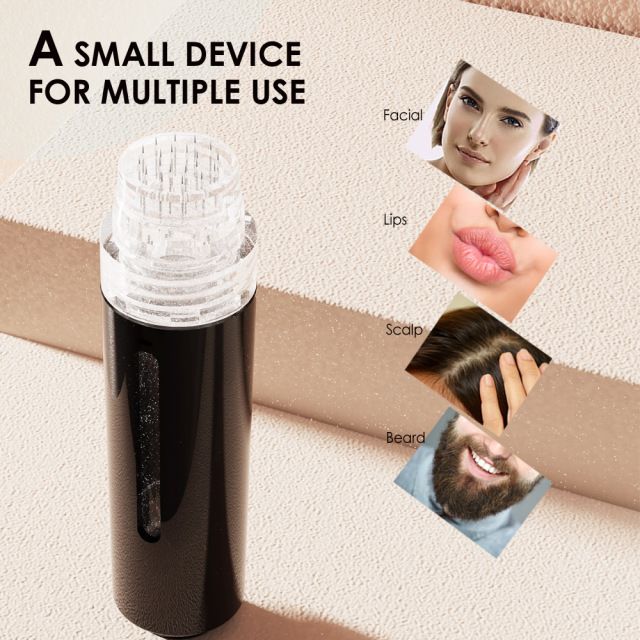 AS20L Derma Stamp Aqua Microneedle for Skin Care Face Lips Hair Scalp Microneedling Serum Applicator Micro Infusion Stamp Pen