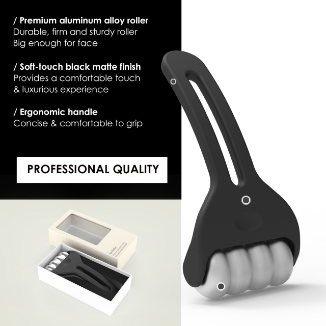 High Quality Aluminum Alloy Ice Roller Metal Facial Skin Cooling Roller China Manufacturer