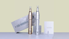 GloPen NP3 NanoNeedling AQUAPEN Skin Care Microneedling Derma Pen for Wrinkles Fines Sagging Skin Awarded NanoChip Technology Silicon Needle Cartridge