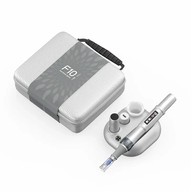 New 2025 Multifunctional Derma Pen with Two Magnetic Batteries Charge F10