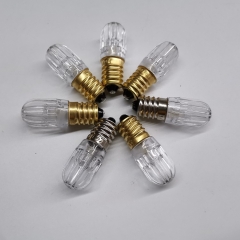 Plastic flashing light bulb e14 14v