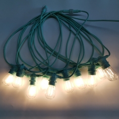 48FT S14 string lights patio garden festoon lights