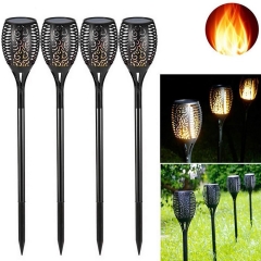 Garden solar lawn lamp led flickering flame torch lights