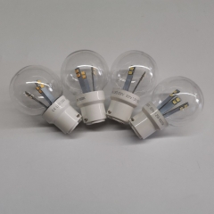 Hot sales Plastic globe bulb 1w 230v G45 led lamp