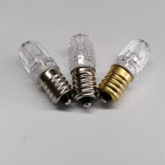 Plastic flashing light bulb e14 14v