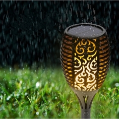 Garden solar lawn lamp led flickering flame torch lights