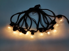 CE RoHS G45 globe bulb string lights garland patio lights