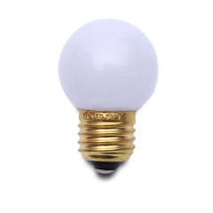 Waterproof outdoor decoration led festoon globe lamp E27 waterproof G45 plastic colored bulb