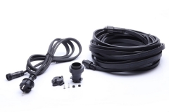 WENDADECO Festoon Harnesses Black cable waterproof socket festoon e27 sockets