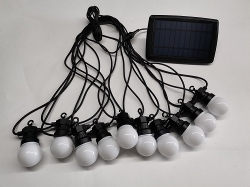 Waterproof solar led garden string light outdoor solar string lights festoon for garden decoration