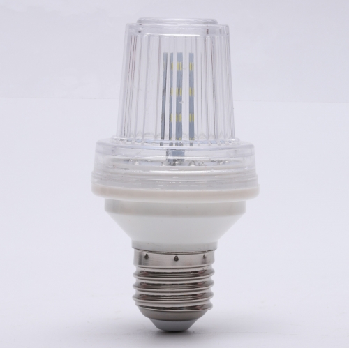 Outdoor waterproof plastic housing lamps E27 B22 E14 base strobe Led flashing light bulbs