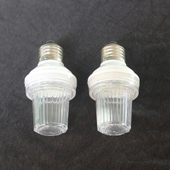 Outdoor waterproof plastic housing lamps E27 B22 E14 base strobe Led flashing light bulbs