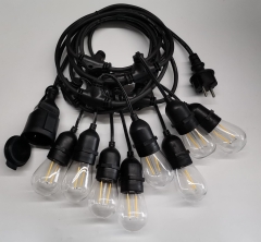 Outdoor LED Commercial String Light S14 Festoon Lighting