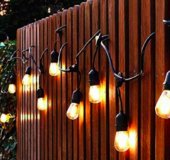 Hot sales S14 string lights waterproof IP65 e27 festoon garlands lights