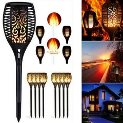 Outdoor Led Dancing Flickering Torch Garden Light Solar Flame Lights