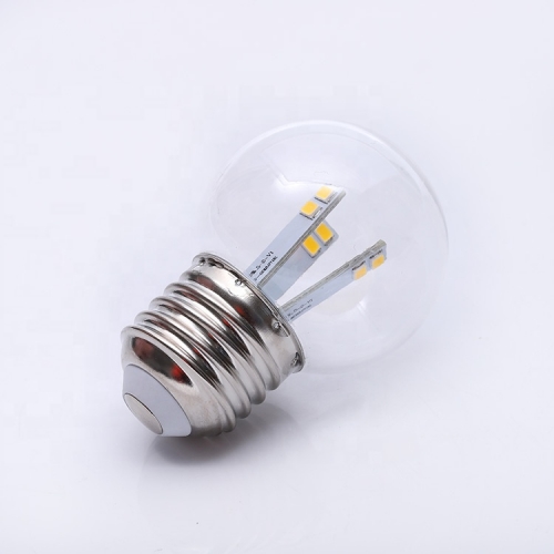 Hot sales Plastic globe bulb 1w 230v G45 led lamp