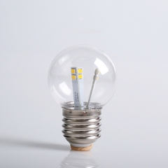 Hot sales Plastic globe bulb 1w 230v G45 led lamp