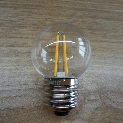 Plastic filament led lamp E27 waterproof G45 globel bulb