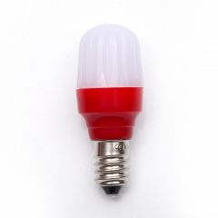 T25 E14 plastic colorful led bulb 1w 24v 230v