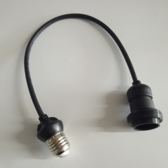 E27 B22 Lamp holder wire 0.5m 1m 2m