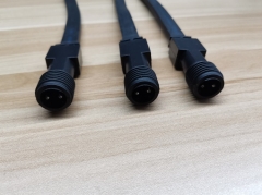 IP65 Flat rubber extension connected cable 2x1.5mm