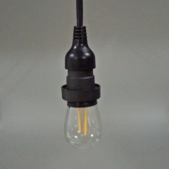 Edsion vintage lamp 2w 4w led filament dimmabel bulb S14
