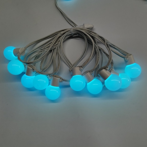 outdoor deco RGB bulb string light color bulb G45 bulb string Christmas Lights Led String 5M10L 10M20L