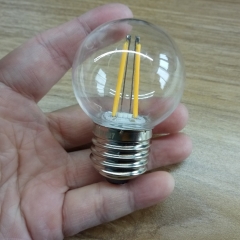 china manufacturers 220v G45 holiday decorative led filament bulb