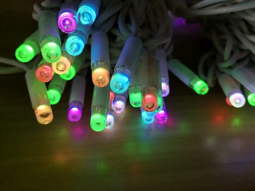Christmas Wedding Home Party Decorative New Year rgb LED String Lights Flash Fairy Garland light