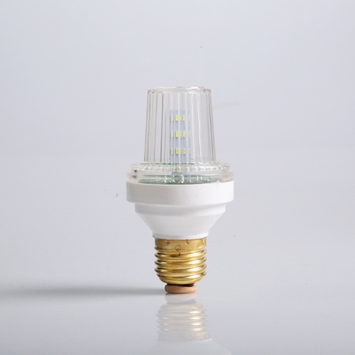 Holiday decoration E27 E14 base bulb led white flashing strobe lamp