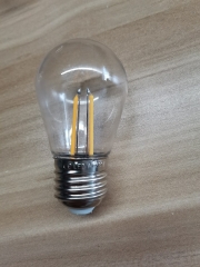 Decorative party lights S14 led filament bulb IP44 plastic lamp 2w